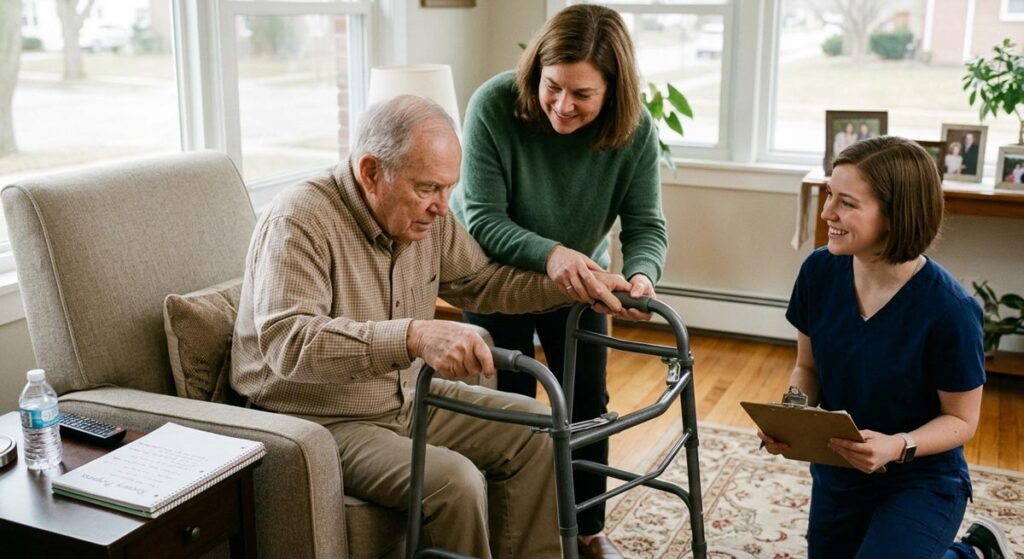 How family caregivers can support recovery at home during rehab