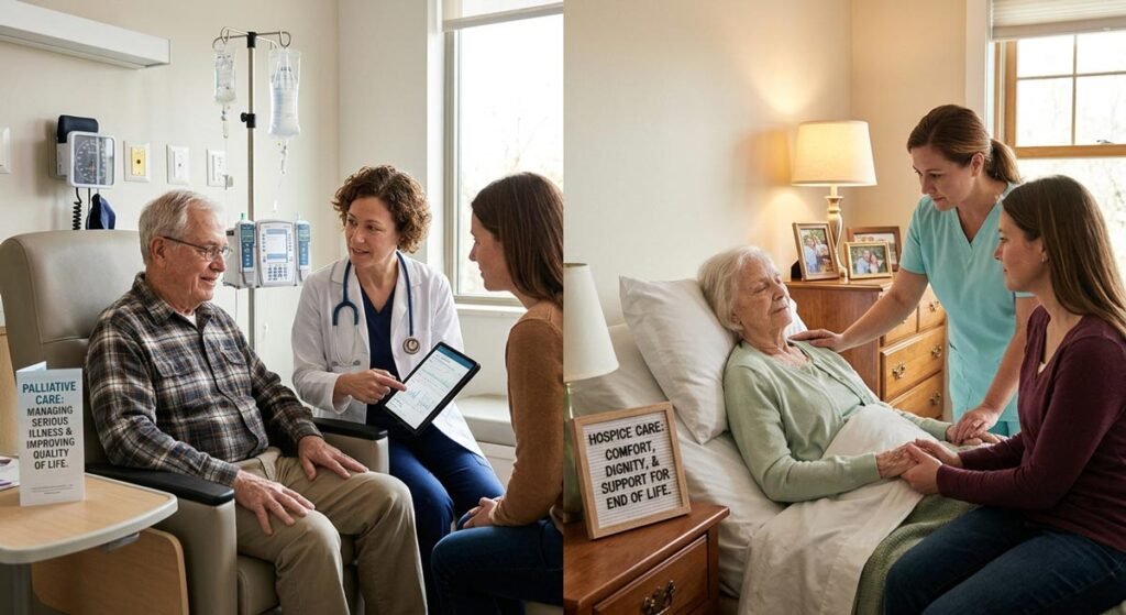 Palliative Care vs Hospice Care at Great Lakes PACE